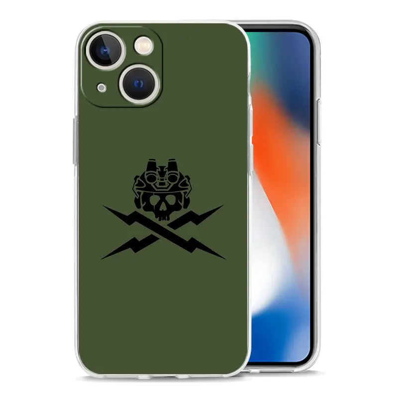 Phone Case For iPhone 17 Cases iPhone Air 16 15 12 13 14 Pro Max 15 Plus 16Pro iPhone11 Cover Army Soldier Tactical Insignia